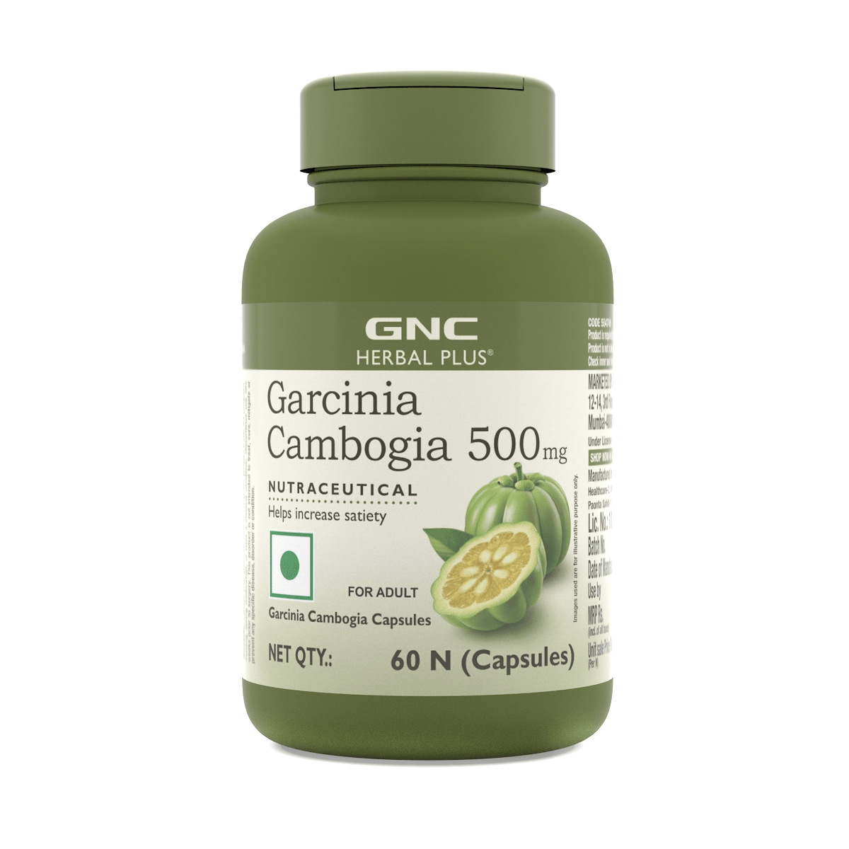 Gnc Garcinia Cambogia 60cap |Fat Burner